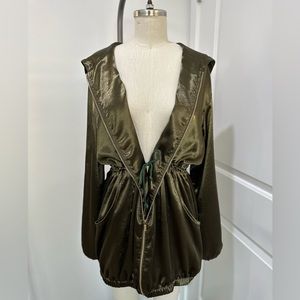 Satin silky Summer Hoody